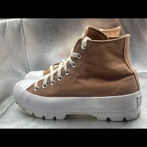 Size 8.5 - Converse Chuck Taylor All Star Lugged Mineral Clay‎ A02565C Women's - Picture 7 of 12